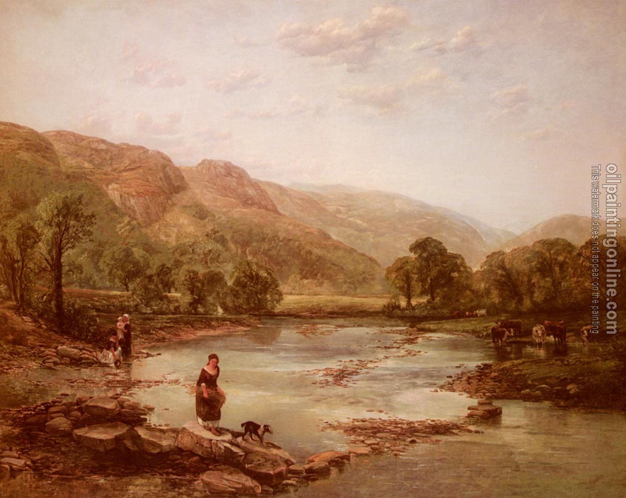 Thomas Creswick - Shallow Streams